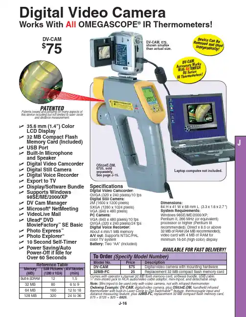 Panasonic PV-GS300 数字摄像机手册说明书