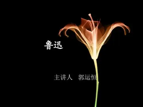 鲁迅第一讲