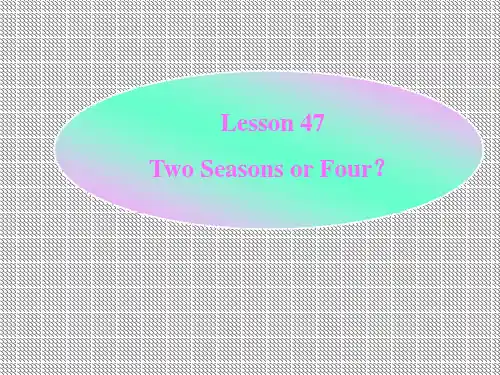 lesson_47(冀教版七年级英语下册Lesson47课件