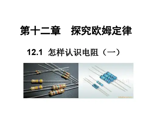 121怎样认识电阻1.