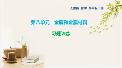 第八单元金属和金属材料复习课件--2022-2023学年九年级化学人教版下册