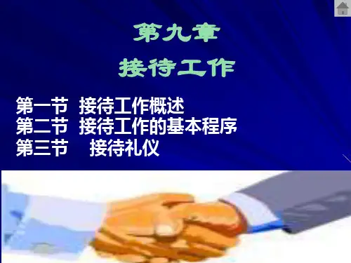 接待工作培训教材PPT(共 62张)