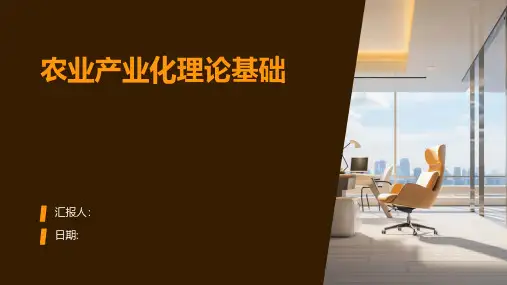 农业产业化理论基础