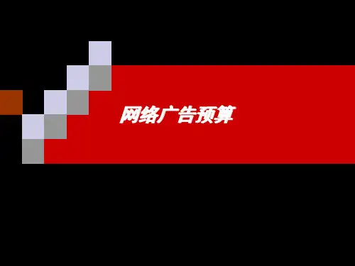 网络广告预算