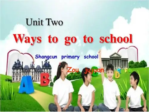 英语人教版六年级上册Unit 2 Part B Let's learn