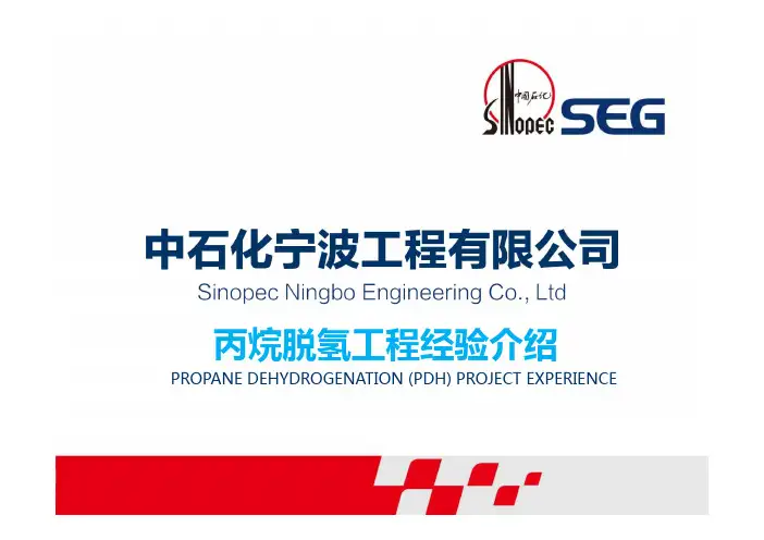 丙烷脱氢 PDH 工程经验介绍 