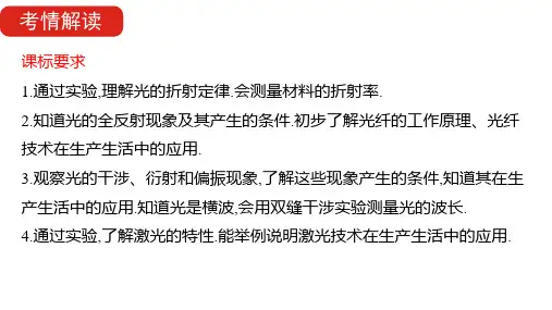 2022物理新高考《专题15  光学、电磁波、相对论简介》