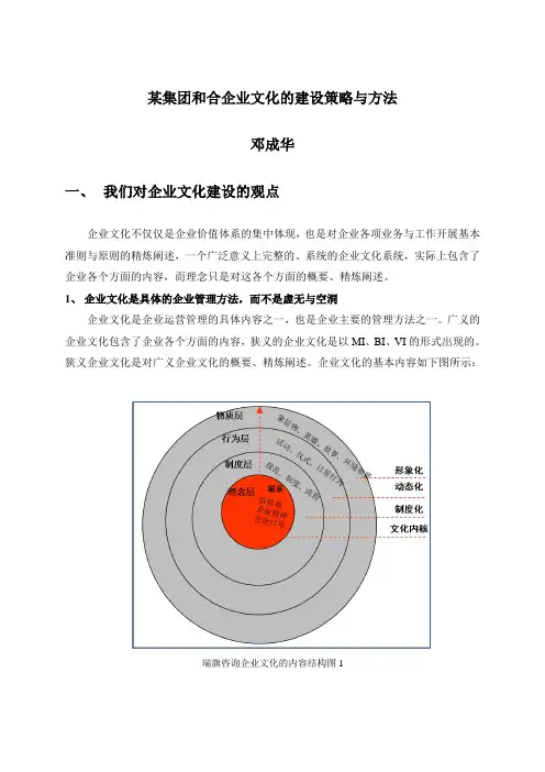 某集团和合企业文化建设方法与策略