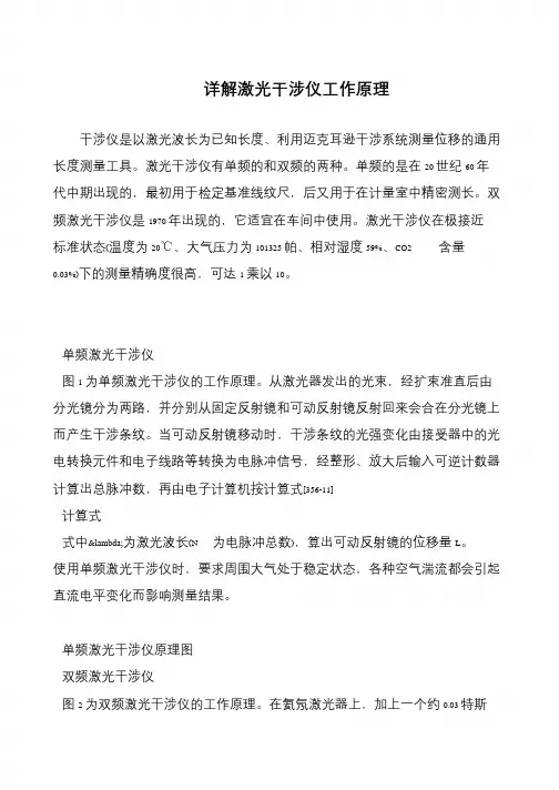 详解激光干涉仪工作原理