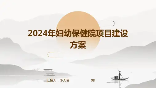 2024年妇幼保健院项目建设方案