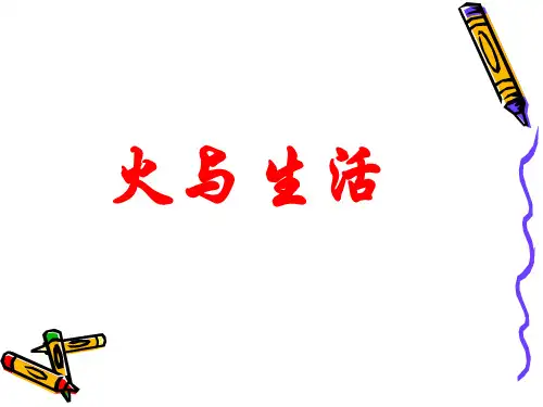 《火与生活》课件1