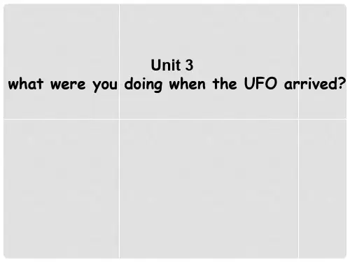 安徽省濉溪县城关中心学校八年级英语下册《Unit 3 What were you doing whe