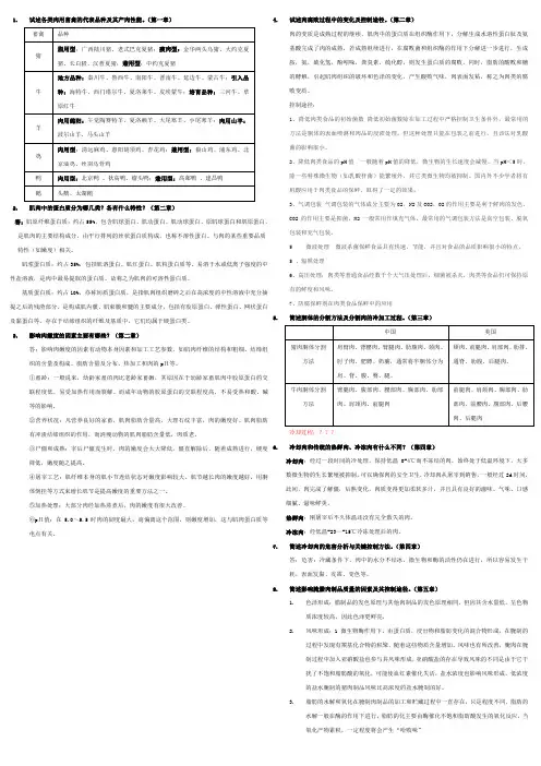 畜产品加工(完整版)