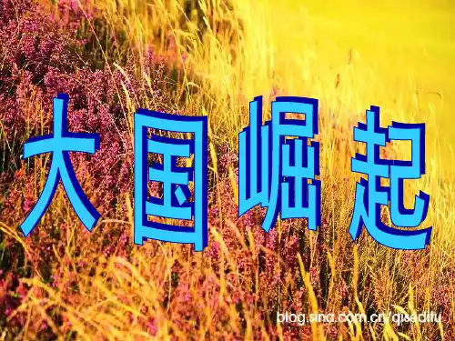 2015高三历史二轮复习专题复习：大国崛起专题课件