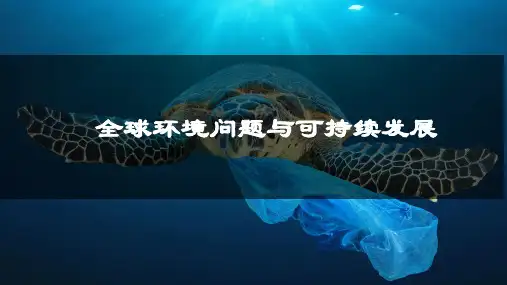 全球环境问题与可持续发展