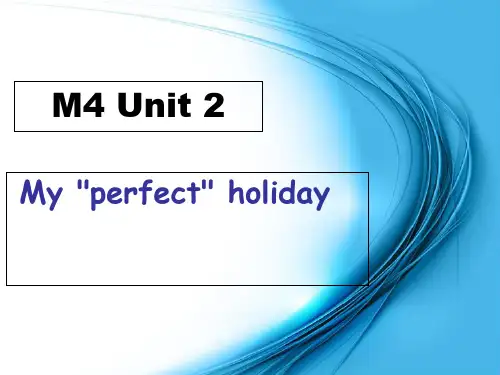 外研九年级上册Module 4 Unit2(共15张PPT)