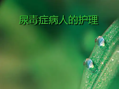 尿毒症的护理  ppt课件