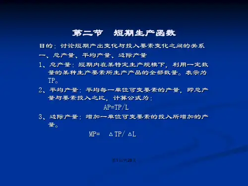 西方经济学生产者理论.pptx