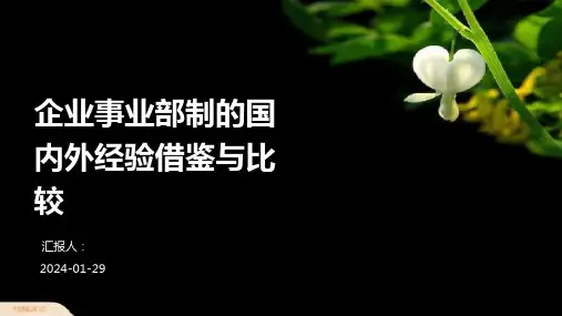 企业事业部制的国内外经验借鉴与比较