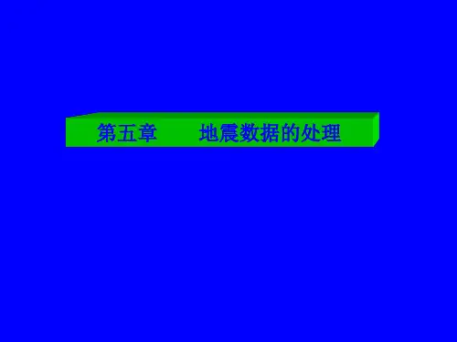 地震勘探处理