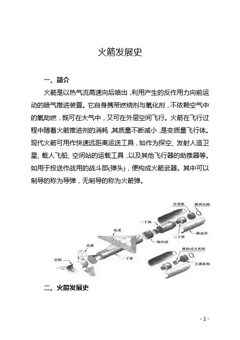 火箭发展史