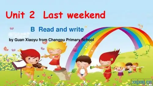 新版PEP六年级英语下册Unit2 B Read and writePPT课件