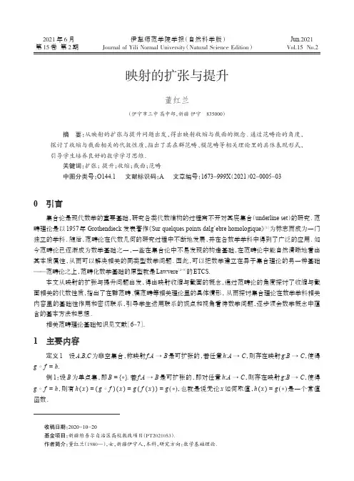 映射的扩张与提升
