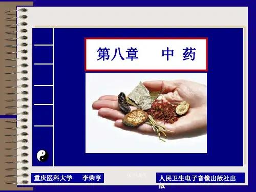 中药学--中 药  PPT课件