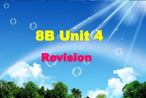 牛津译林版8B Unit4 A good read Revision课件(共15张PPT)