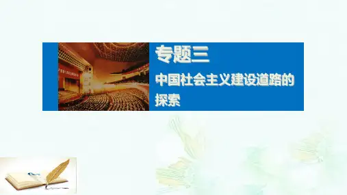 高中历史专题三中国社会主义建设道路的探索课件人民版必修2ppt版本