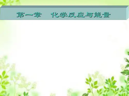 优课系列高中化学人教版选修四 1.2 燃烧热 能源 课件 (15张)