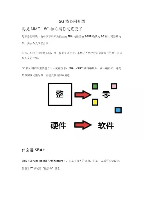 5G核心网介绍