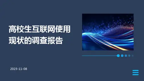 高校生互联网使用现状的调查报告
