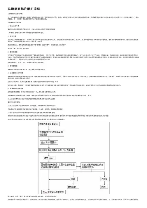 马德里商标注册的流程