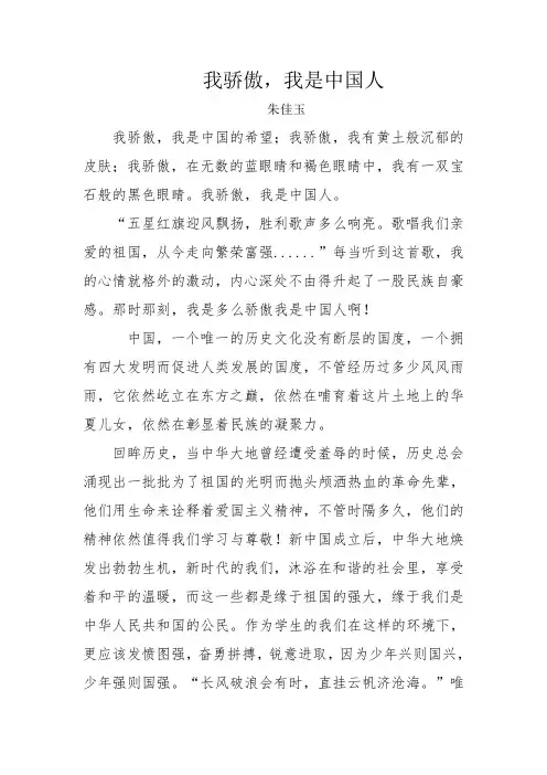 我骄傲,我是中国人 2