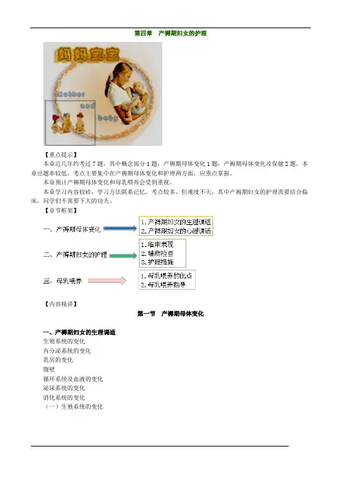 第四章 产褥期妇女的护理