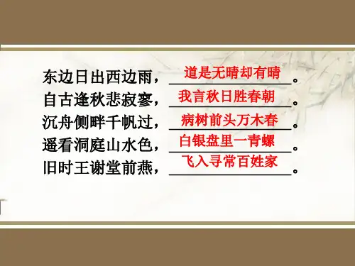 高中语文《西塞山怀古》PPT5