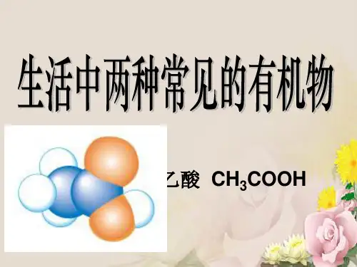 人教版高中化学必修二第三章第三节《生活中两种常见的有机物》课件(共22张PPT)