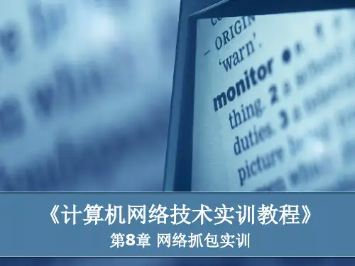 第8章 网络抓包实训