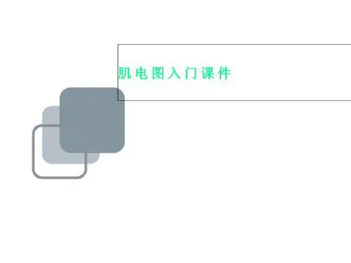 肌电图入门课件