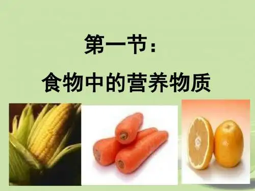 人教版七年级生物下册第四单元 第二章人体的营养第二章人体的营养复习课件  44ppt %28共44张ppt%29