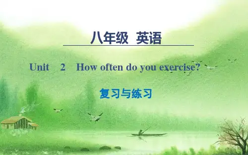 人教版八年级英语上册Unit2复习课.ppt