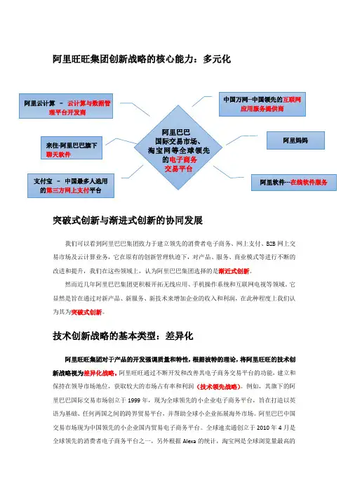 阿里旺旺集团创新战略分析