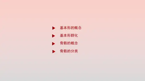 平面构成—平面构成的基本形与骨骼