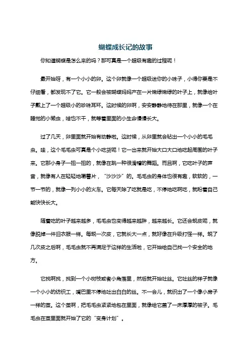 蝴蝶成长记的故事