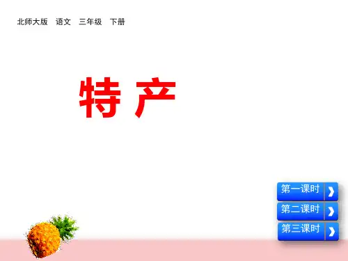《特产》教学课件PPT文档