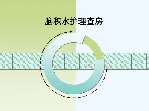 脑积水护理查房 [可修改版ppt]