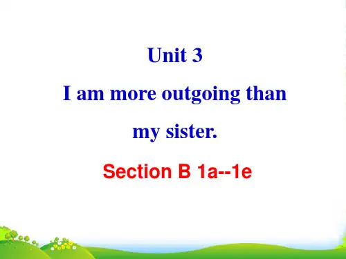 人教版八年级英语上册unit3sectionB(共43张PPT)(2课时)