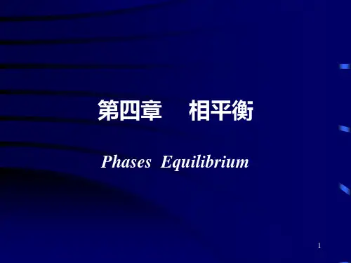 物理化学4.相平衡