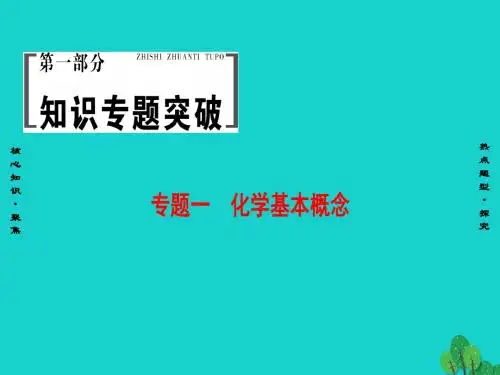 高三化学二轮复习 第1部分 专题1 化学基本概念 突破点1 化学与STSE课件